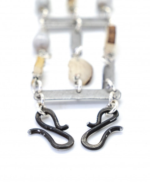 Rhino conservation snare & vegetable ivory bracelet