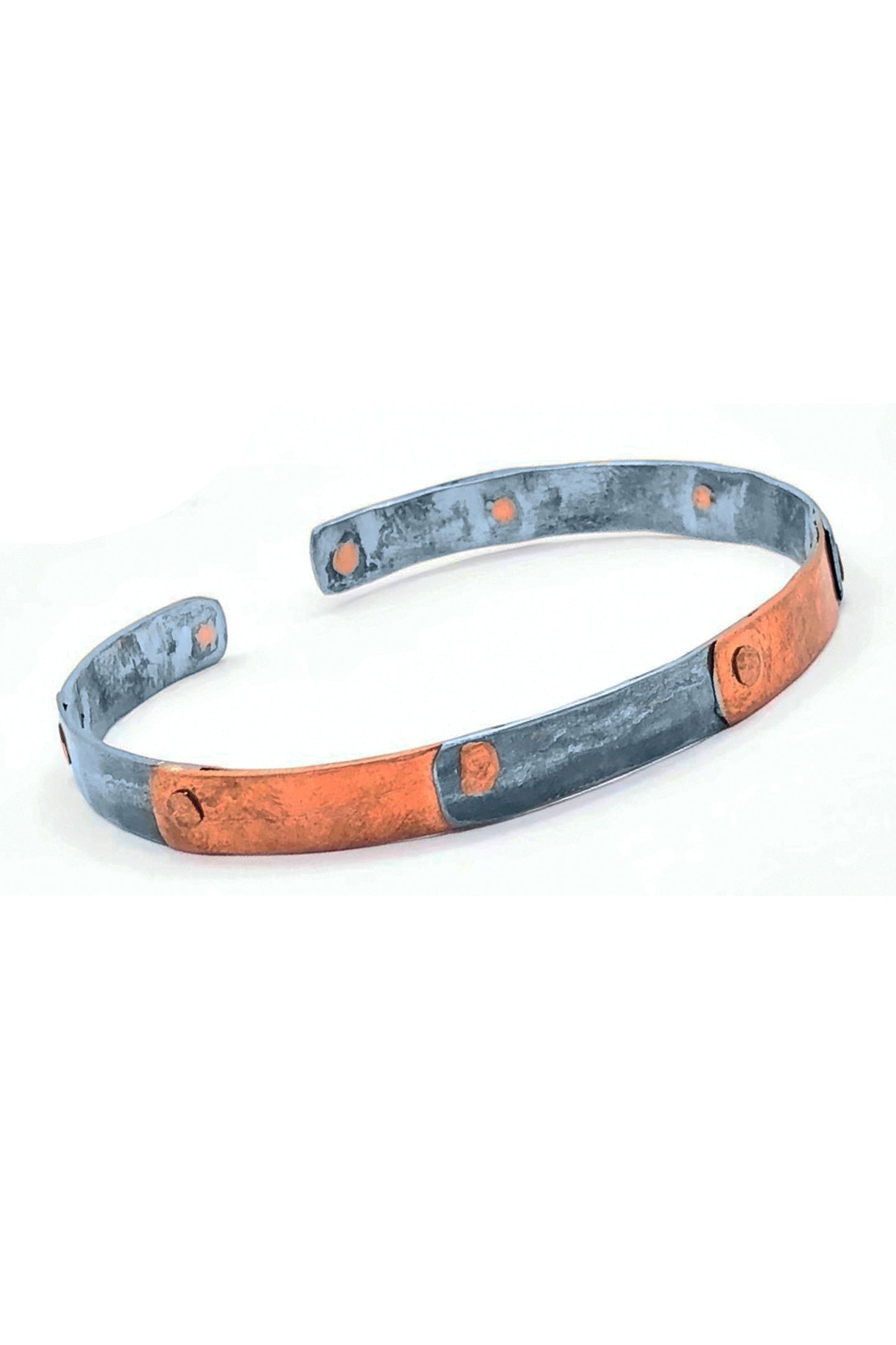 Pangolin conservation bracelet in copper & silver