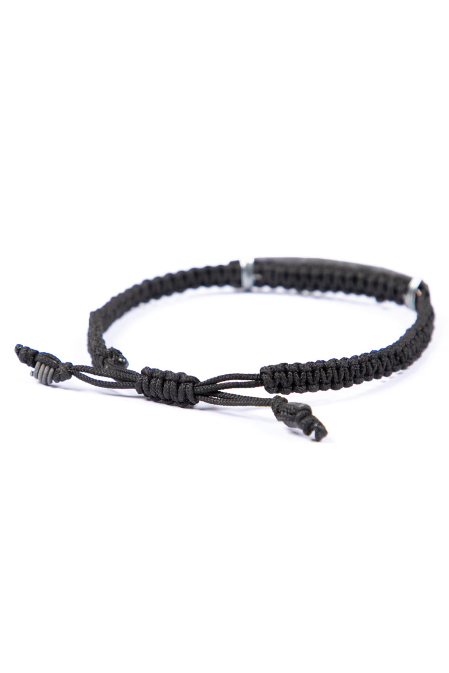 Hammered snare bracelet with rhino stamp
