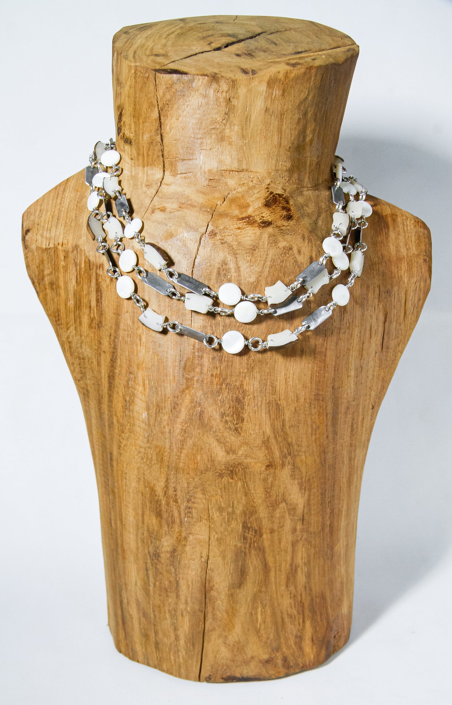 Rhino conservation snare & vegetable ivory necklace
