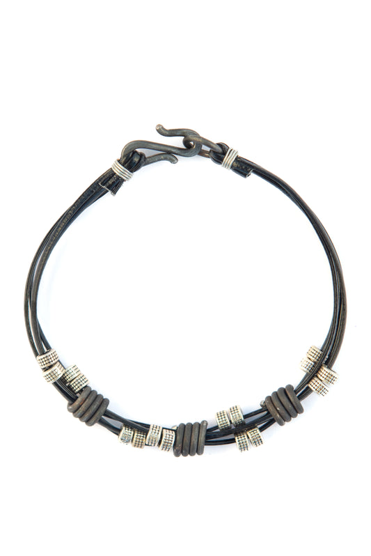 Multi strand snare bracelet