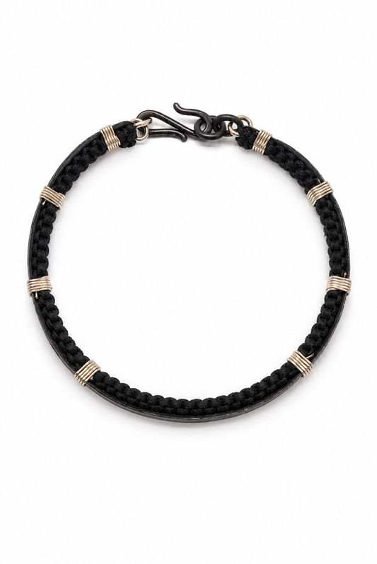 Full hammered snare bracelet