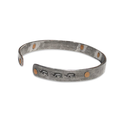 Gladiator snare bracelet