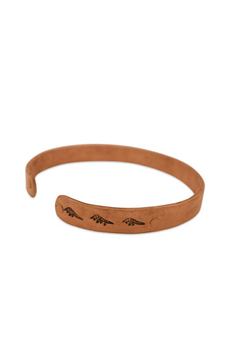 Gladiator snare bracelet in copper