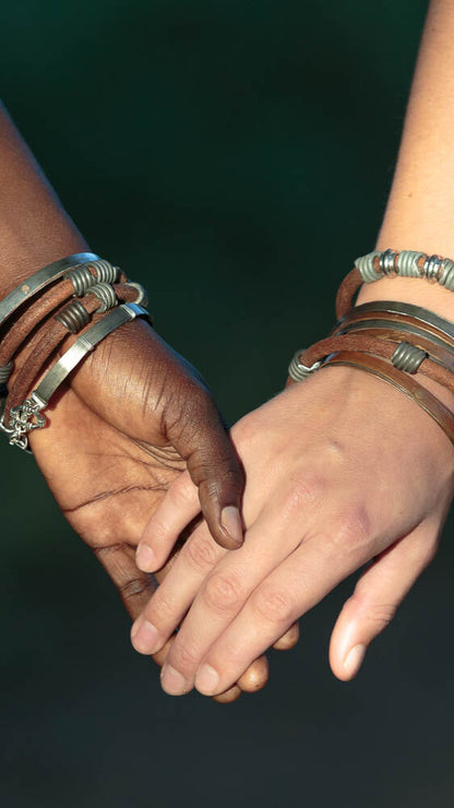 Gladiator snare bracelet in copper