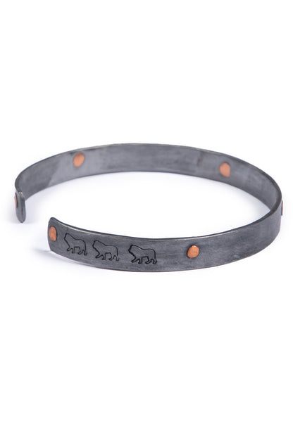 Gladiator snare bracelet