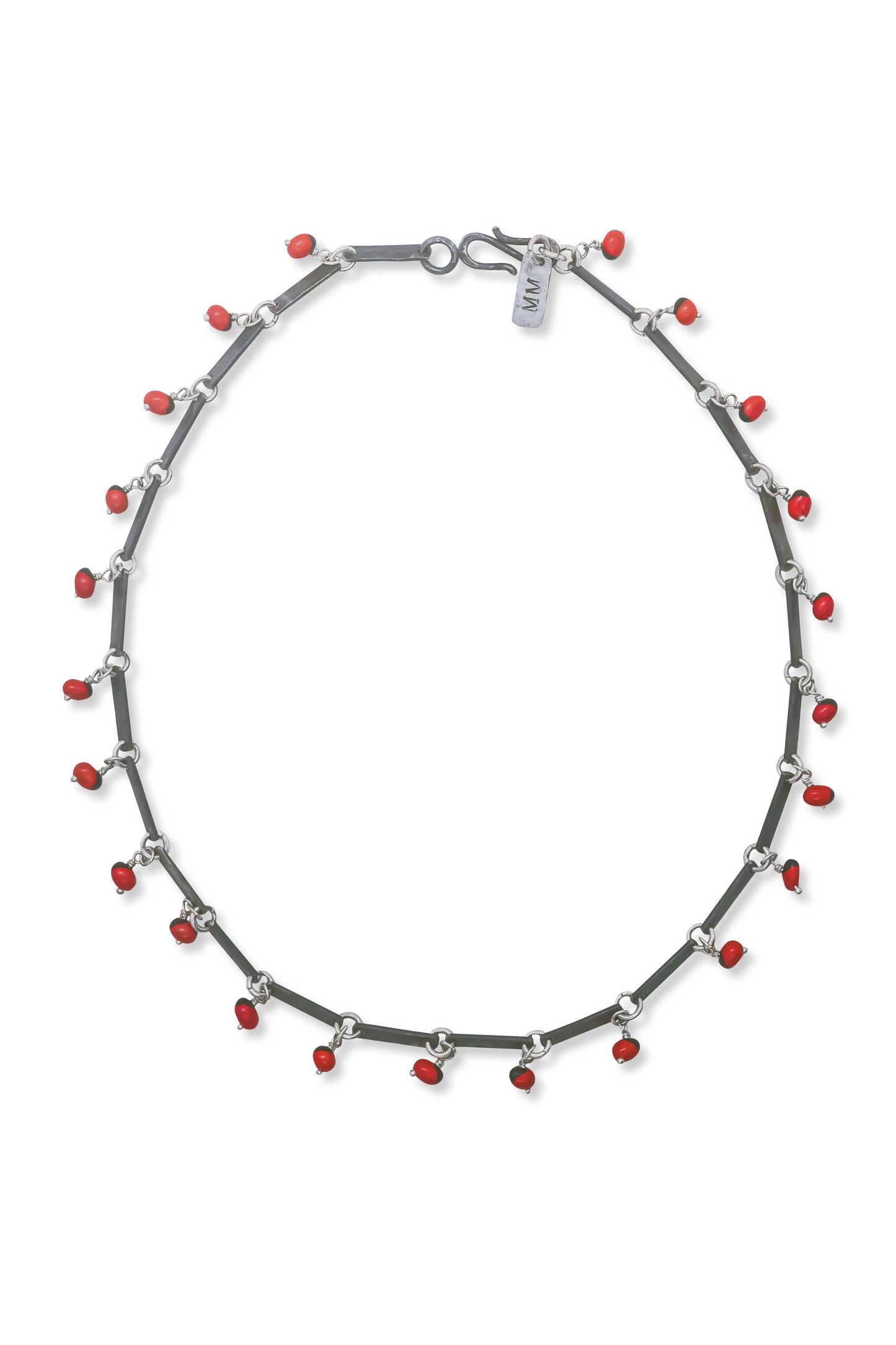 Lucky bean snare necklace