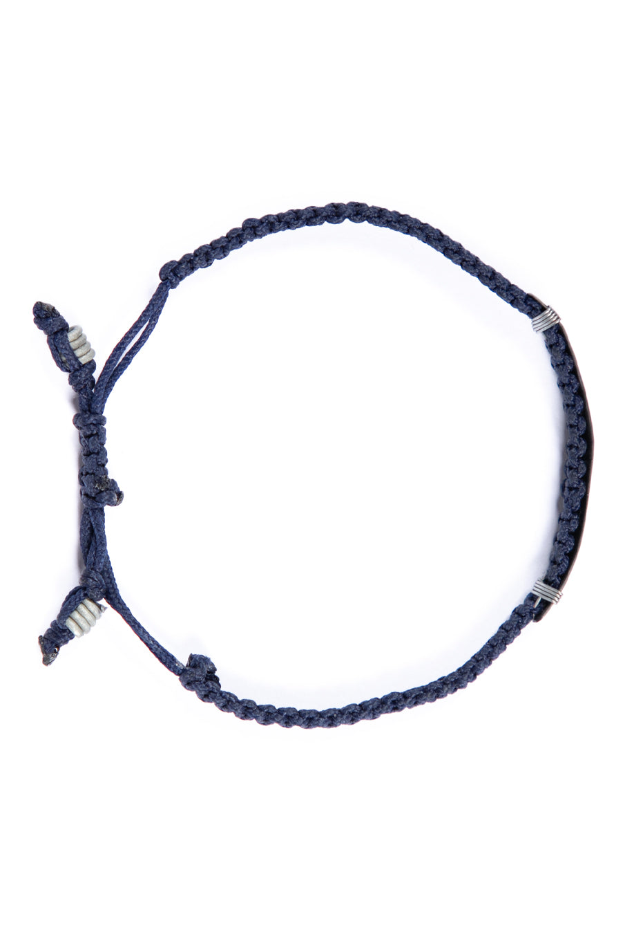 Hammered snare bracelet with buffalo stamp