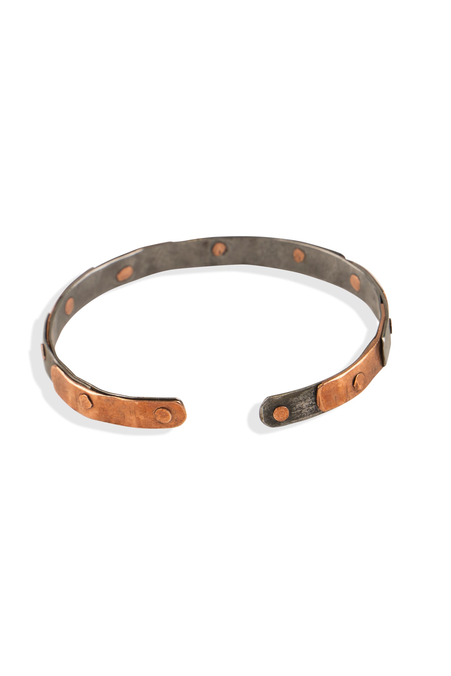 Pangolin conservation bracelet in copper & silver