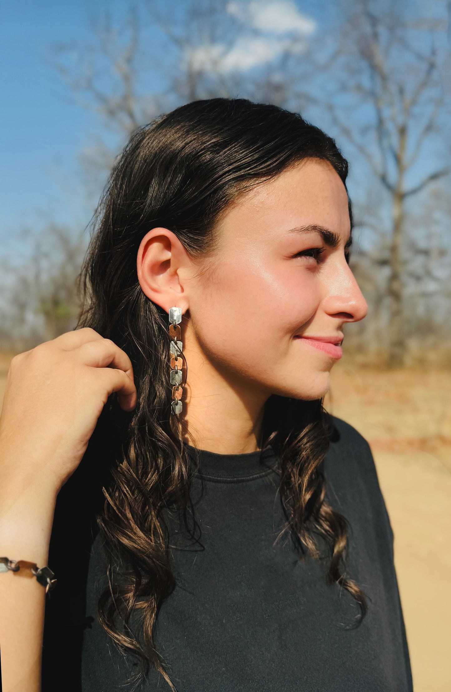 Pangolin statement conservation earrings