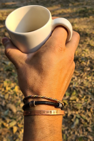 Gladiator snare bracelet copper