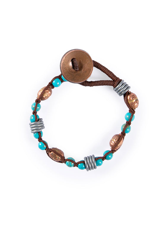 Zambian friendship snare bracelet